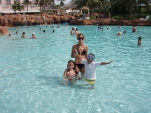 The kids and I in Atlantis